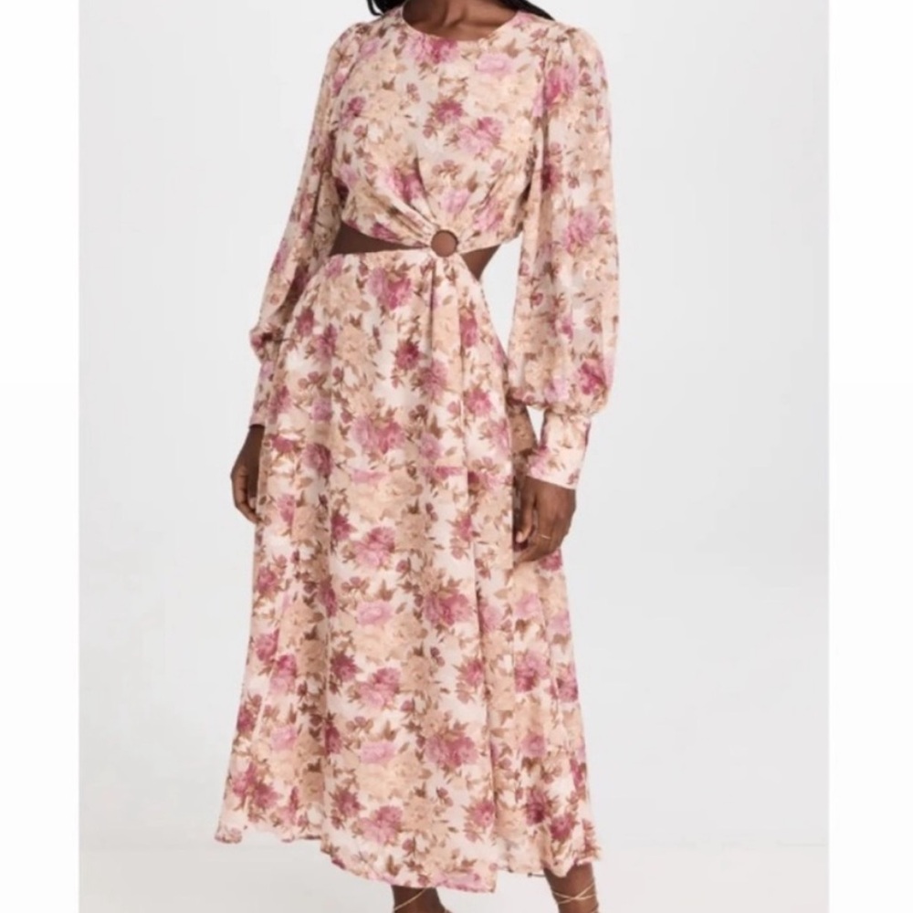 NWT En Saison Floral Midi